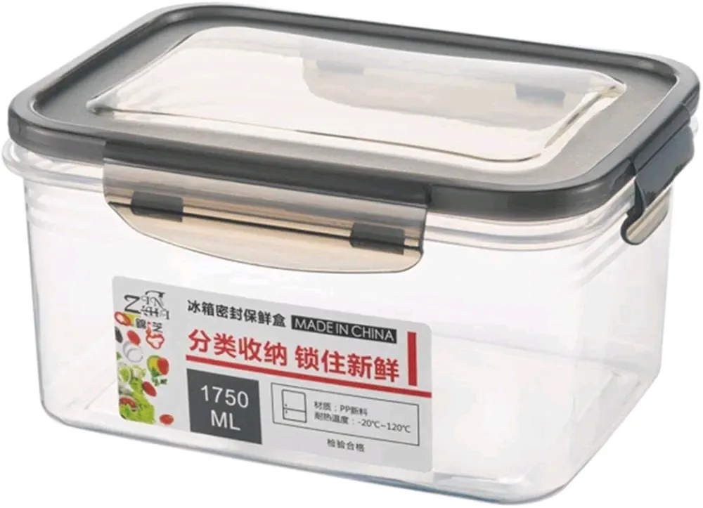 Plastmas konteýner iýmit üçin 1750ml